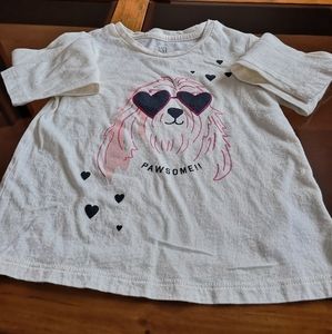 Pawsome long sleeve tee by baby Gap